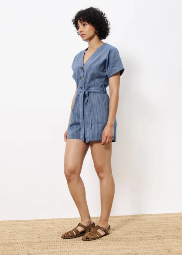 Frnch Shorts & Playsuits | Pants<Adila Jumpsuit ( Marine)