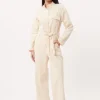 Frnch Jumpsuits<Ady Corduroy Jumpsuit (Cream)
