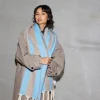 Ichi Scarves<Alie Tassle Scarf (Azure )