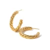 Folie A Trois Jewellery<Allessandra Earrings (Gold)