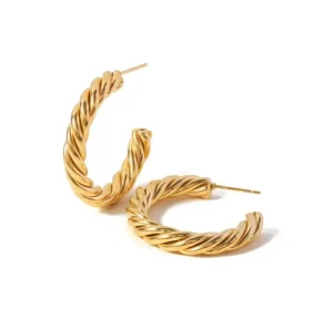 Folie A Trois Jewellery<Allessandra Earrings (Gold)