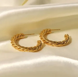 Folie A Trois Jewellery<Allessandra Earrings (Gold)
