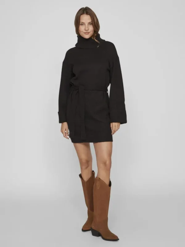 Vila Dresses<Alva Tie Belt Knit Dress