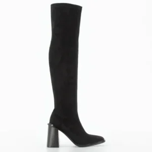 Vanessa Wu Boots<Amandine Thigh High Boots (Black)