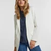 Pieces Blazers<Amelia Oversized Blazer (Cloud Dancer)