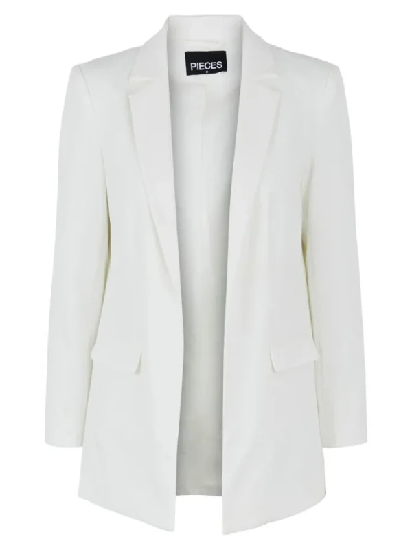 Pieces Blazers<Amelia Oversized Blazer (Cloud Dancer)