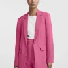 Pieces Coats | Blazers<Amelia Oversized Blazer (Hot Pink)