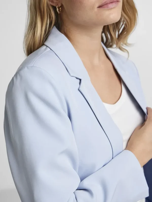 Pieces Coats | Blazers<Amelia Oversized Blazer (Kentucky Blue)