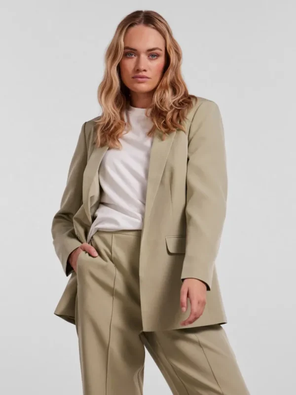 Pieces Blazers<Amelia Oversized Blazer (Tea)