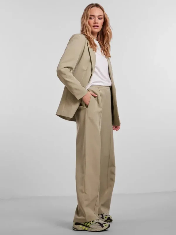 Pieces Blazers<Amelia Oversized Blazer (Tea)