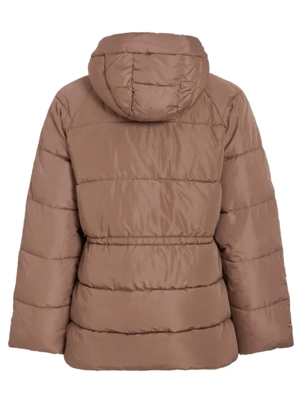Vila Jackets<ANA PADDED SHORT JACKET (BROWN LENTIL)u