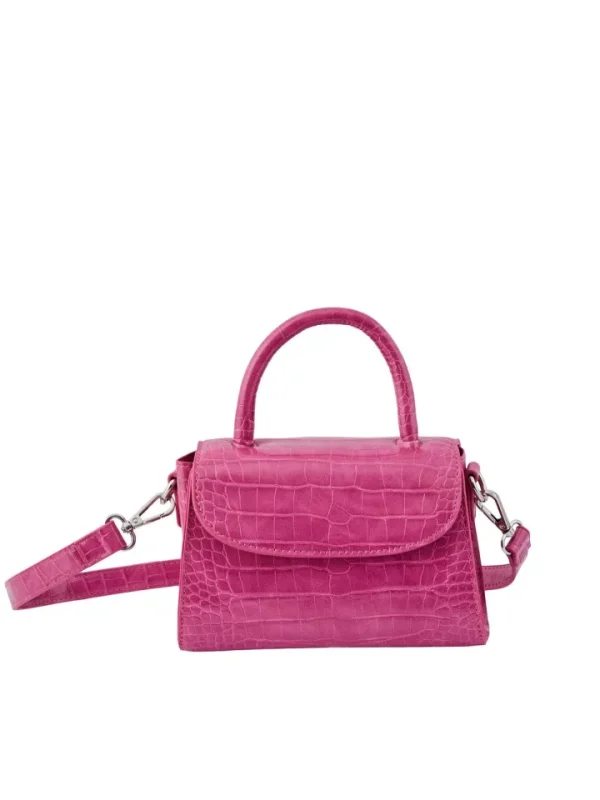 Pieces Bags & Purses<Anitta Croc Crossbody bag (Rose Violet)