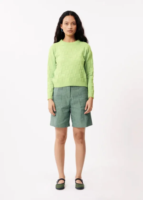 Frnch Jumpers & Cardigans<ANJALI JUMPER (LIME GREEN)