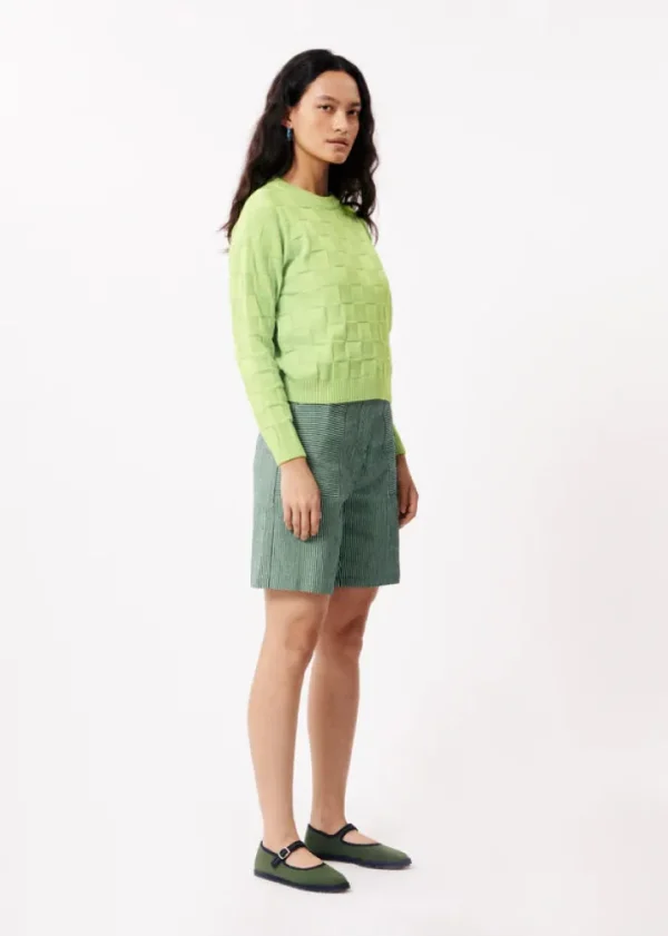 Frnch Jumpers & Cardigans<ANJALI JUMPER (LIME GREEN)