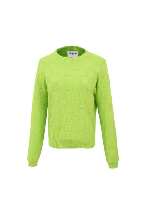 Frnch Jumpers & Cardigans<ANJALI JUMPER (LIME GREEN)