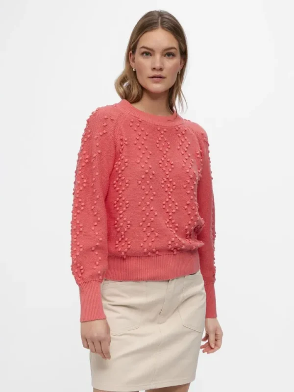 Object Jumpers & Cardigans<ANNA KNIT JUMPER (PEACH)