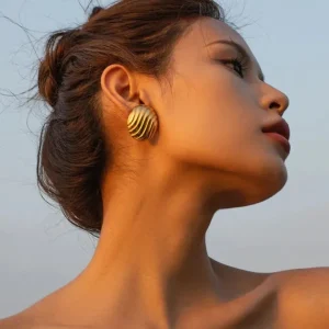 Folie A Trois Jewellery<Annabel Earrings (Gold)