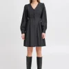 Ichi Dresses<Annabelle Denim Dress (Washed Black)