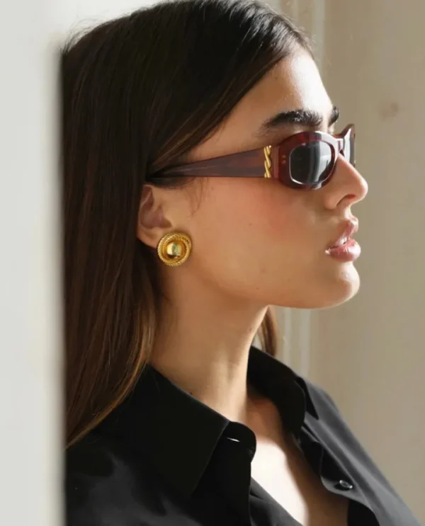 Folie A Trois Jewellery<Annalisa Earrings (Gold)