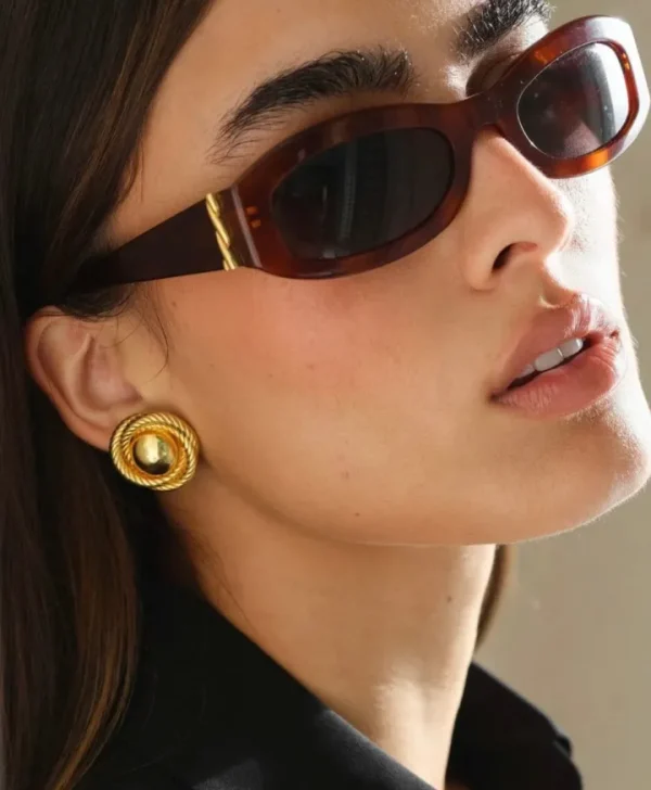 Folie A Trois Jewellery<Annalisa Earrings (Gold)