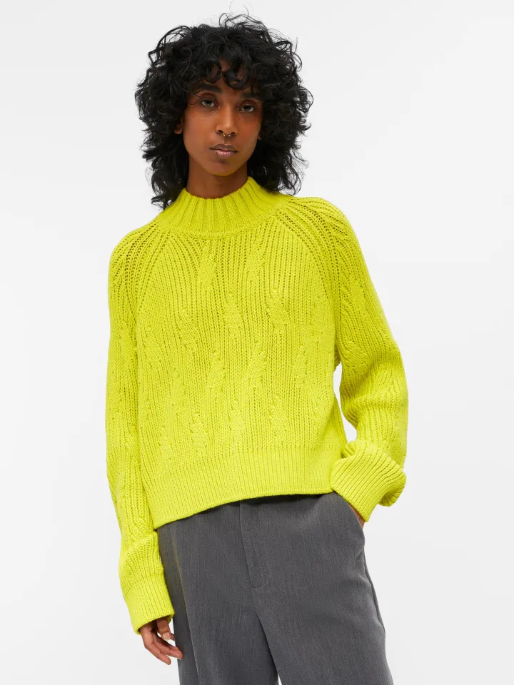 april_chunky_knit_jumper__0.webp Object Jumpers & Cardigans<APRIL CHUNKY KNIT JUMPER (EVENING PRIMROSE)