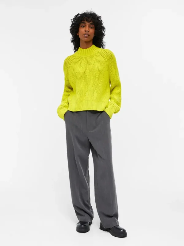 Object Jumpers & Cardigans<APRIL CHUNKY KNIT JUMPER (EVENING PRIMROSE)