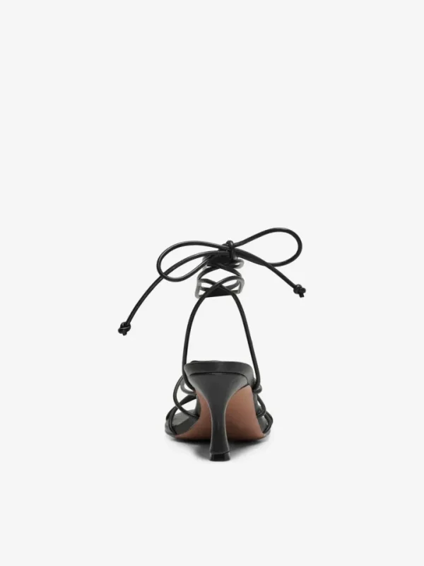 Only Sandals | Occasionwear<Aria Ankle Wrap Sandals (Black)
