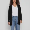 Vila Jumpers & Cardigans<Ashley Open Knit Cardigan (Black)