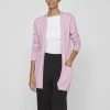 Vila Jumpers & Cardigans<ASHLEY OPEN KNIT CARDIGAN (PASTEL LAVENDER)
