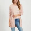Vila Jumpers & Cardigans<ASHLEY OPEN KNIT CARDIGAN (MISTY ROSE)