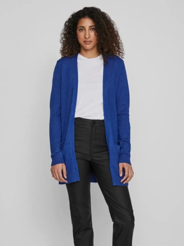 ashley_open_knit_cardigan_0-7.webp Vila Jumpers & Cardigans<ASHLEY OPEN KNIT CARDIGAN (FRENCH BLUE/ DARK MELAN)