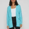Vila Jumpers & Cardigans<ASHLEY OPEN KNIT CARDIGAN (CAPRI/MELANGE)
