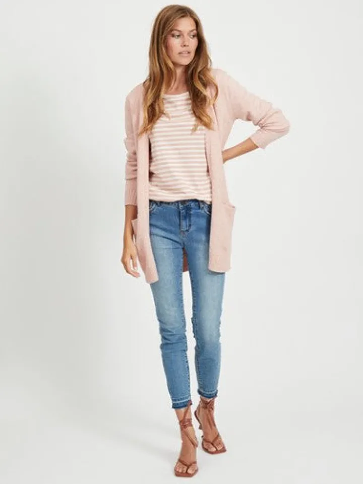 ashley_open_knit_cardigan_1-6.webp Vila Jumpers & Cardigans<ASHLEY OPEN KNIT CARDIGAN (MISTY ROSE)