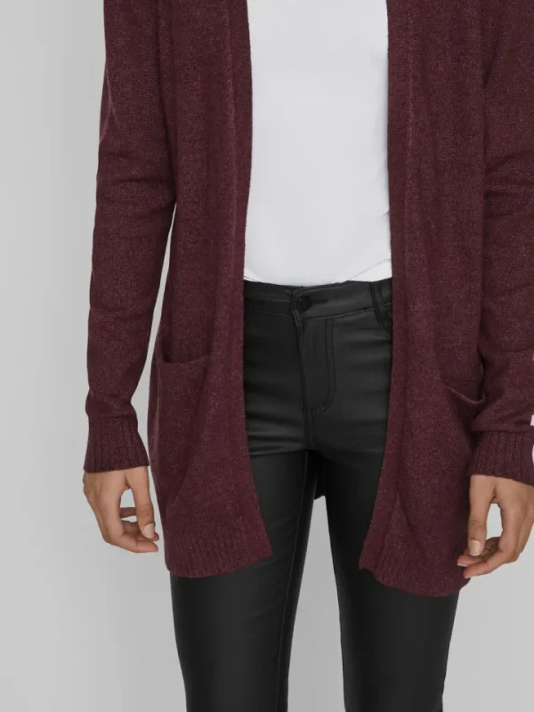Vila Jumpers & Cardigans<ASHLEY OPEN KNIT CARDIGAN (WINETASTING)