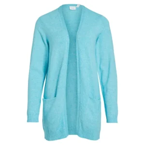 Vila Jumpers & Cardigans<ASHLEY OPEN KNIT CARDIGAN (CAPRI/MELANGE)