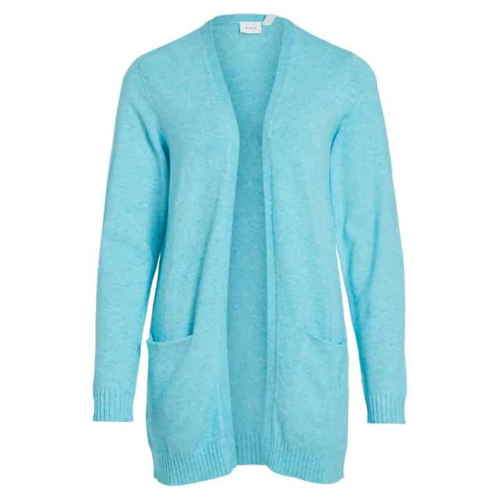ashley_open_knit_cardigan_3-8.webp Vila Jumpers & Cardigans<ASHLEY OPEN KNIT CARDIGAN (CAPRI/MELANGE)