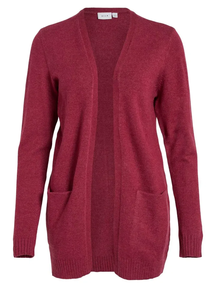 ashley_open_knit_cardigan_4-4.webp Vila Jumpers & Cardigans<ASHLEY OPEN KNIT CARDIGAN (BEET RED)