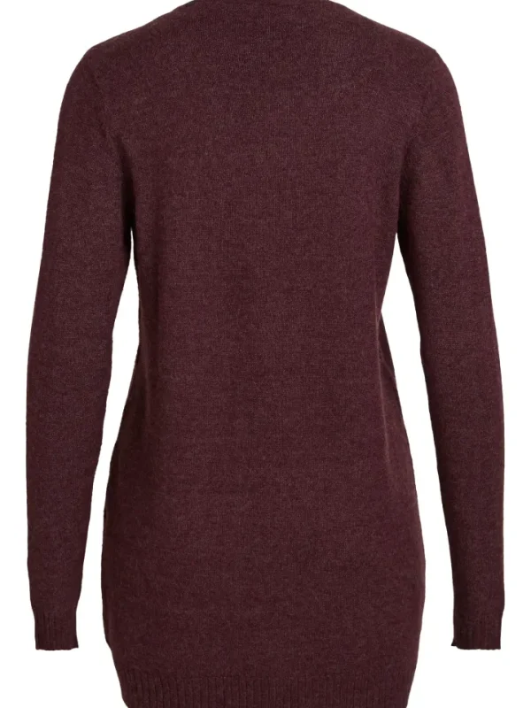 Vila Jumpers & Cardigans<ASHLEY OPEN KNIT CARDIGAN (WINETASTING)
