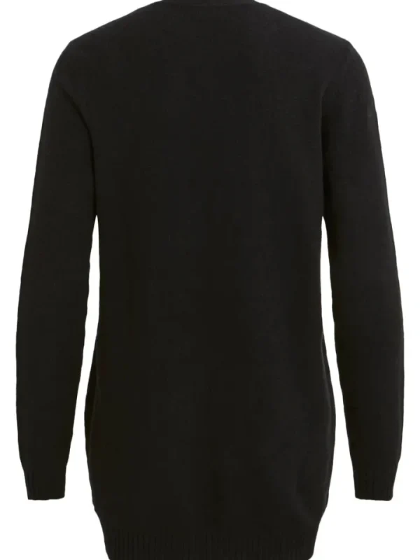 Vila Jumpers & Cardigans<Ashley Open Knit Cardigan (Black)