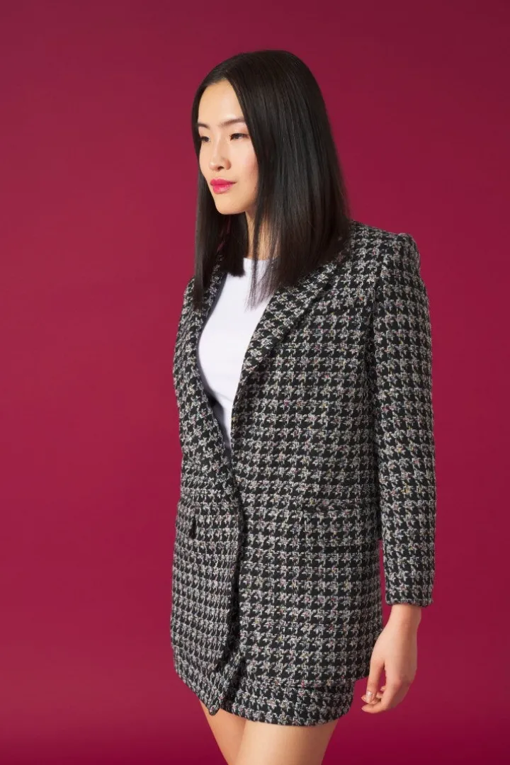 audrey_blazer_jacket_grey_3.webp Minueto Jackets | Blazers<AUDREY BLAZER JACKET (GREY/MULTI)