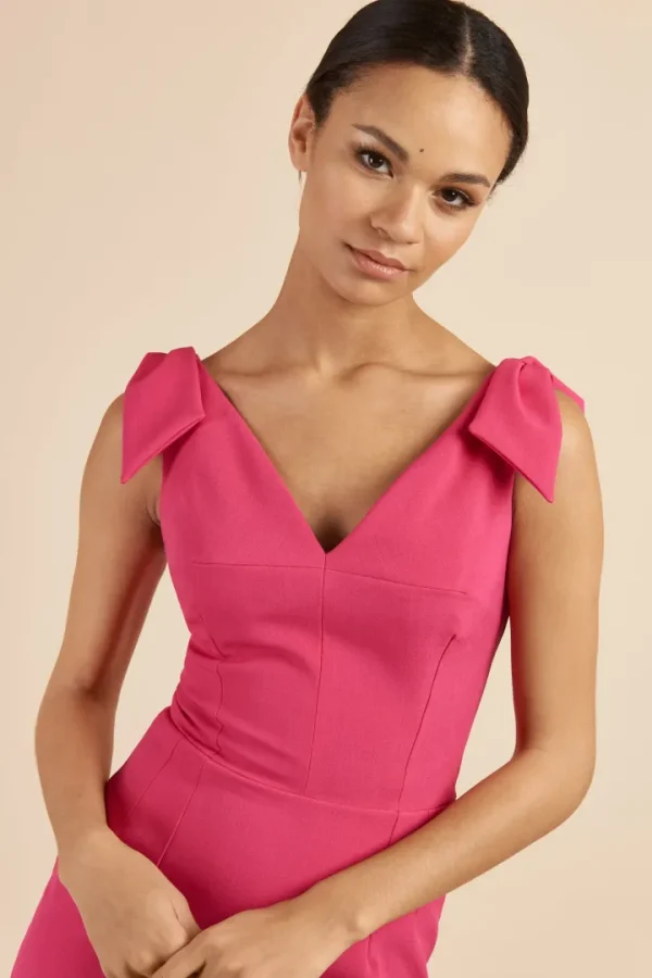 Pretty Dress Company Occasionwear | Dresses<Ava Pencil Dress (Hot Pink)