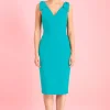 Pretty Dress Company Occasionwear | Dresses<Ava Pencil Dress (Turquoise)
