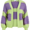 Vila Jumpers & Cardigans<Axia Cardigan (Amehyst & Lime)