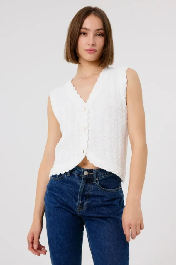 Artlove Jumpers & Cardigans<Aya Sleeveless Cardigan