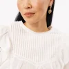 Frnch Jewellery<AZELINE EARRINGS (SAGE)