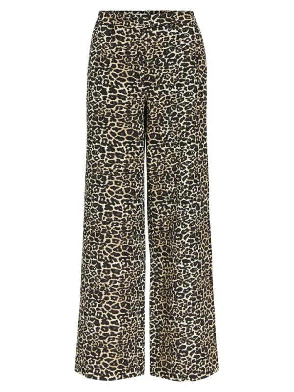 Object Pants<Babette Wide Leg Pants (Humus/Leo)