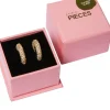 Pieces Jewellery<BEKKA HOOP EARINGS (GOLD)