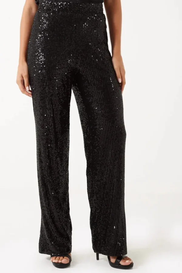 Wsl 2 Pants<BELLE SEQUIN TROUSERS (BLACK)