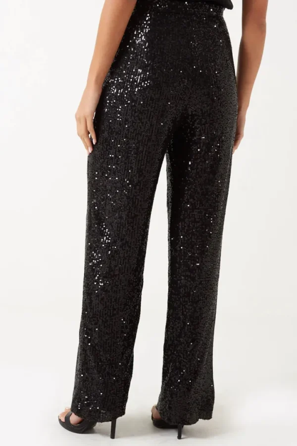 Wsl 2 Pants<BELLE SEQUIN TROUSERS (BLACK)