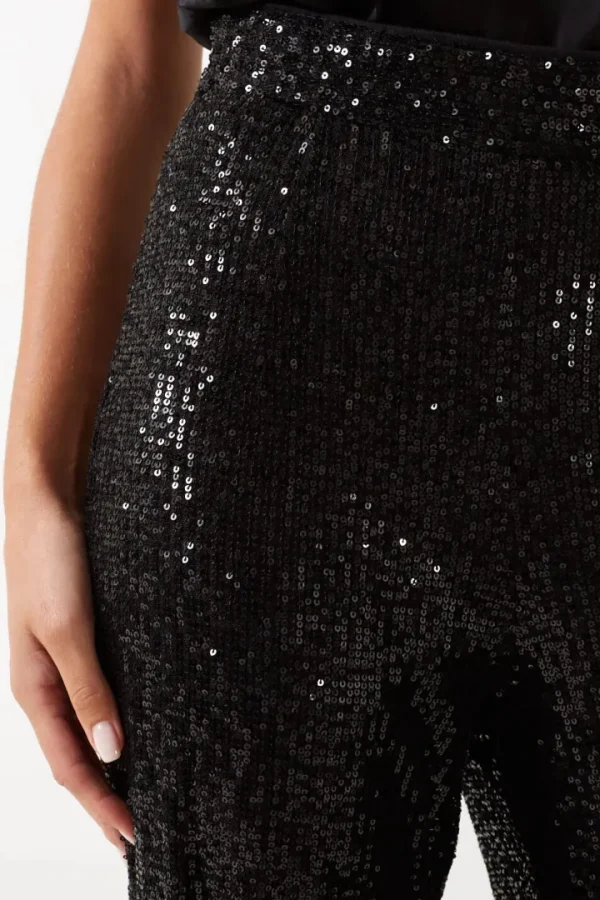 Wsl 2 Pants<BELLE SEQUIN TROUSERS (BLACK)